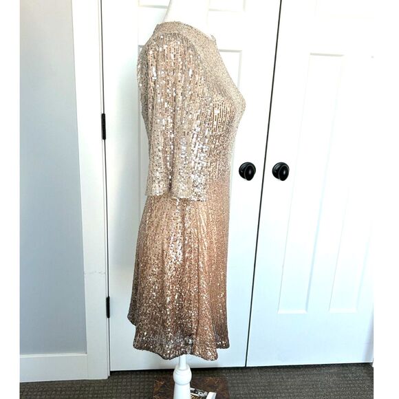 NWT Old Navy Ombre Sequined Mini-Dress Size Small - Picture 8 of 11